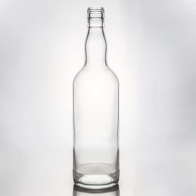 Bouteille en verre à bouchon à vis personnalisable pour le rhum, la vodka, le whisky et le tequila gin