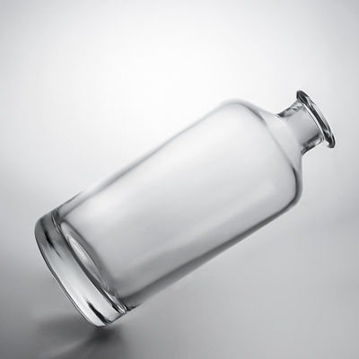 Collier en verre en gros Gin à haute teneur en flint Rum Champagne Whisky Brandy Bouteille avec liège