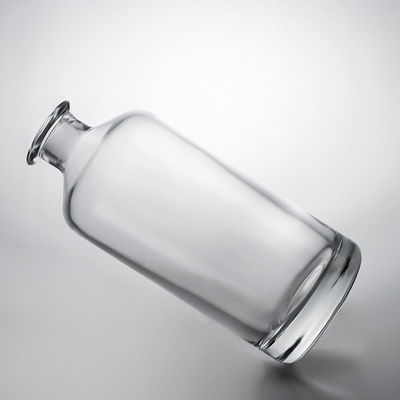 Collier en verre en gros Gin à haute teneur en flint Rum Champagne Whisky Brandy Bouteille avec liège