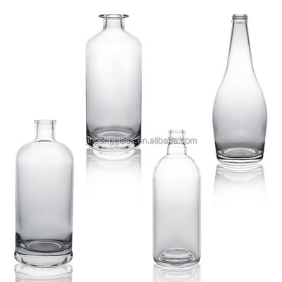 Bouteille en verre pour boissons de champagne, de cognac et de whisky 750 ml