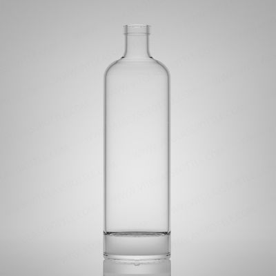Matériau du corps Verre 750 ml Super Flint Rum Vodka Whisky Tequila Gin Bouteille avec liège