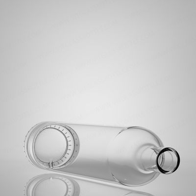 Matériau du corps Verre 750 ml Super Flint Rum Vodka Whisky Tequila Gin Bouteille avec liège