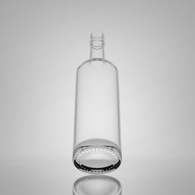Super Flint Rum Vodka Whisky Tequila Gin Bouteille en verre avec capuchon 750 ml 620 g Liqueur industriel