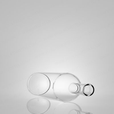 Bouteille en verre de qualité alimentaire pour le rhum, la vodka, le whisky, la tequila, le gin, 750 ml, 720 g de liège inclus