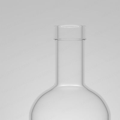 Bouteille en verre de qualité alimentaire pour le rhum, la vodka, le whisky, la tequila, le gin, 750 ml, 720 g de liège inclus