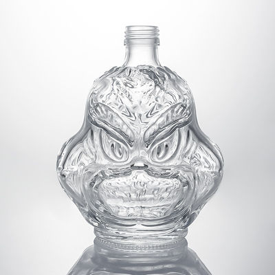 Bouteille en verre à visque pour alcool industriel Vodka Rum