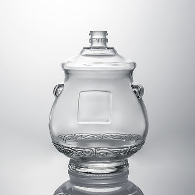 Bouteille en verre à visque pour alcool industriel Vodka Rum