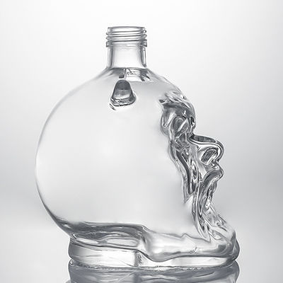 Bouteille en verre à visque pour alcool industriel Vodka Rum