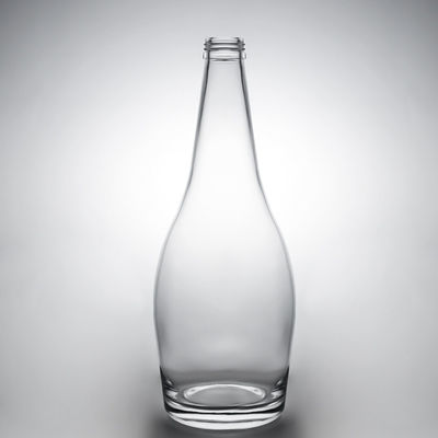 Matériau de collier en verre de forme personnalisée Fabrication de bouteilles d'alcool de qualité avec bouchons personnalisés