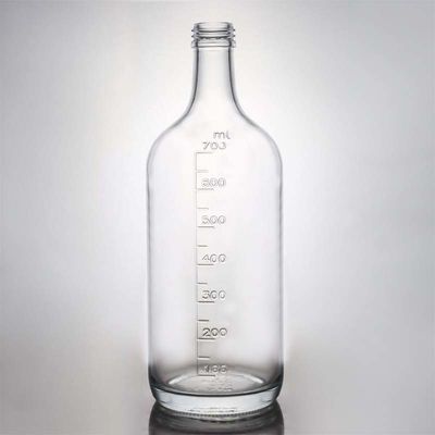 Bouteille en verre avec couvercle adaptée à différents scénarios de rhum Vodka Whisky Tequila Gin