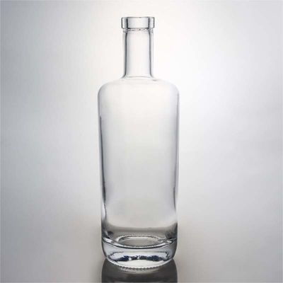 Bouteille en verre avec couvercle adaptée à différents scénarios de rhum Vodka Whisky Tequila Gin