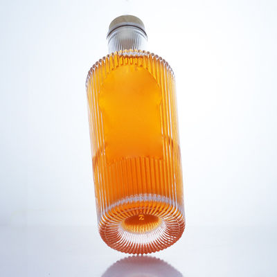 Bouteille en verre de flint de 700 ml pour le gin, le rhum, le champagne, le cognac, le whisky et le liqueur.