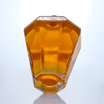 Matériau du collier Bouteille en verre de forme unique de 700 ml pour le gin, le rhum, le champagne, le brandy et le whisky