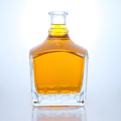 Bouteille en verre de 750 ml pour le gin, le rhum, le champagne, le cognac, le whisky et le liqueur