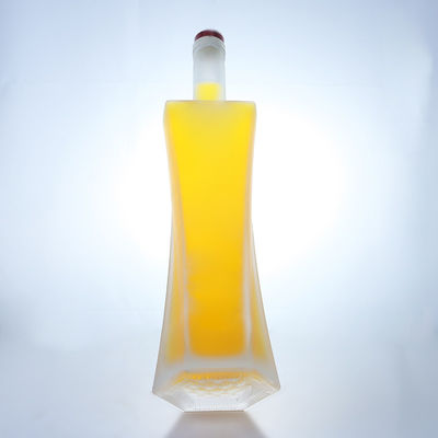 Bouteille en verre personnalisée 750 ml capacité pour Gin Rum Champagne Brandy et Whisky