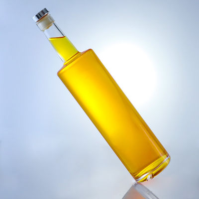 Bouteille en verre de 750 ml pour le champagne, le gin, le rhum, le cognac, la tequila, le whisky, le liqueur, le coton.