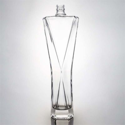 Brandy Champagne Gin Tequila Bouteille en verre 700 ml avec bouchon de liège et logo personnalisé