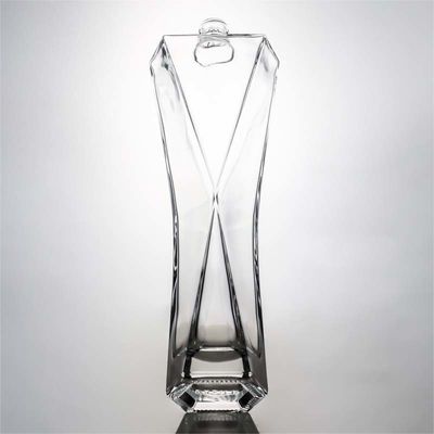 Brandy Champagne Gin Tequila Bouteille en verre 700 ml avec bouchon de liège et logo personnalisé
