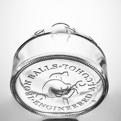 Bouteille en verre de forme personnalisée de 700 ml de liqueur de verre pour le champagne au gin rum