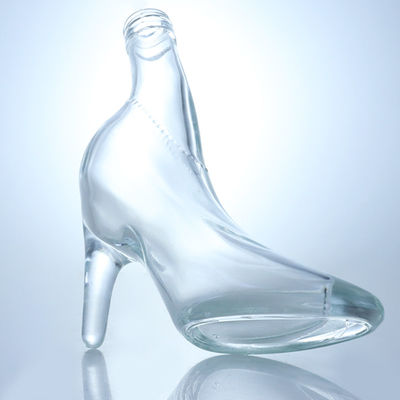 Un design unique en verre flint 500 ml 750 ml vodka gin whisky brandy bouteille vide avec liège