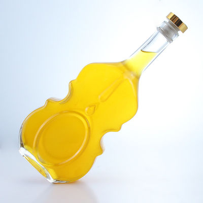 Bouteille en verre pour vin et boissons de surface décalée 350 ml 500 ml 750 ml