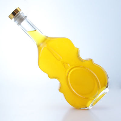 Bouteille en verre pour vin et boissons de surface décalée 350 ml 500 ml 750 ml