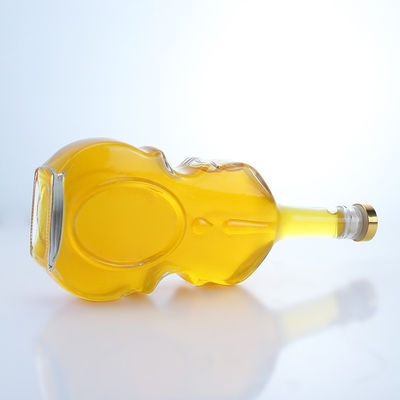 Bouteille en verre pour vin et boissons de surface décalée 350 ml 500 ml 750 ml