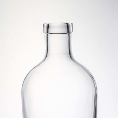 Bouchon à vis 750 ml 1000 ml gin à silex clair rhum champagne liqueur bouteille en verre avec bouchon en bois
