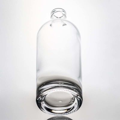 Bouchon à vis 750 ml 1000 ml gin à silex clair rhum champagne liqueur bouteille en verre avec bouchon en bois