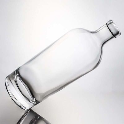 Bouchon à vis 750 ml 1000 ml gin à silex clair rhum champagne liqueur bouteille en verre avec bouchon en bois