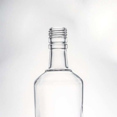 Décal personnalisé en forme ronde 730 ml 1000 ml vide Gin à haute teneur en silex Rum Vodka Whisky Brandy Liquor Bouteille en verre avec type de scellé en liège