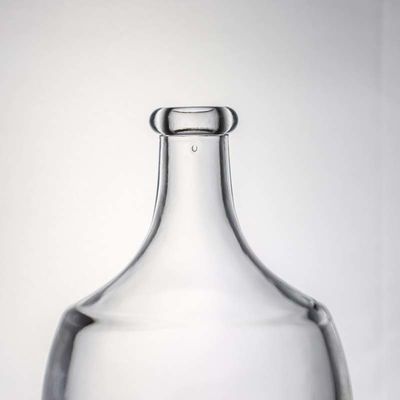 Collier de verre 500 ml 700 ml 1000 ml Gin vide Flint Rum Champagne Bouteille de liqueur avec liège