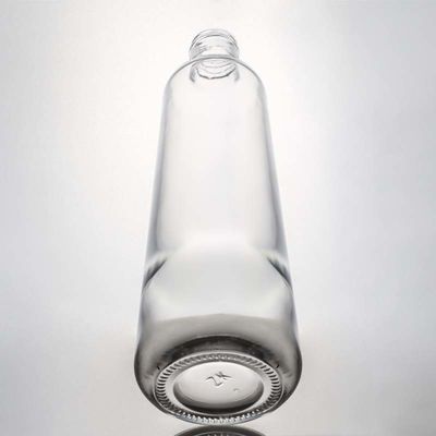 Bouteille en verre clair pour le gin, le rhum, la vodka et le whisky 580ml 1000ml
