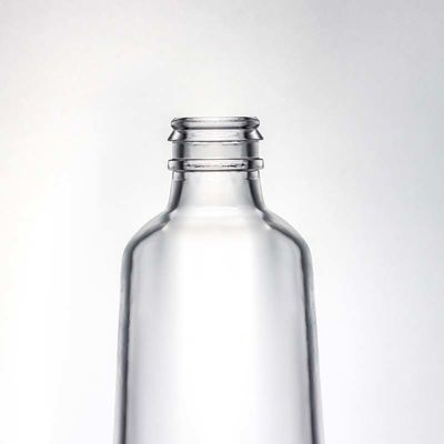 Bouteille en verre clair pour le gin, le rhum, la vodka et le whisky 580ml 1000ml