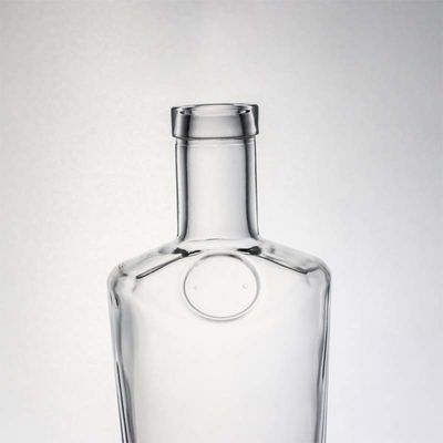 Tequila boisson industrielle bouteille de verre de flint clair avec liège de bois 700 ml 500 ml 1000 ml