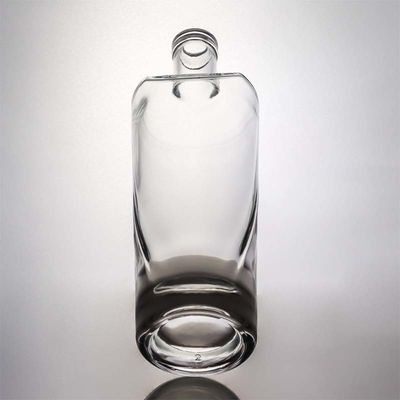 Tequila boisson industrielle bouteille de verre de flint clair avec liège de bois 700 ml 500 ml 1000 ml