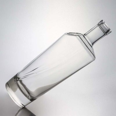 Tequila boisson industrielle bouteille de verre de flint clair avec liège de bois 700 ml 500 ml 1000 ml