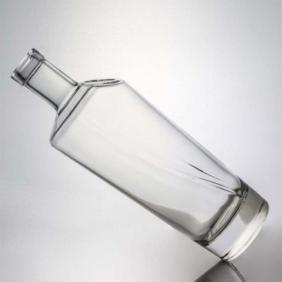 Tequila boisson industrielle bouteille de verre de flint clair avec liège de bois 700 ml 500 ml 1000 ml