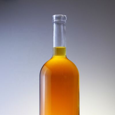 Bouteille en verre de liqueur ronde 75 cl Bouteille pour bouchon de liège Type 1000ml 1750ml Collier