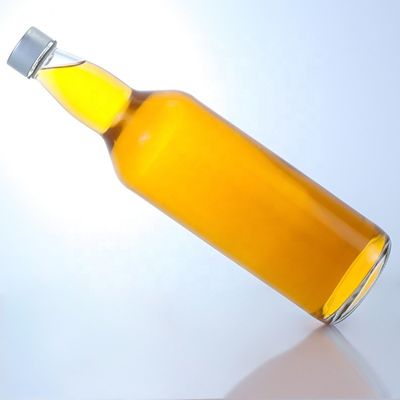 Capille à vis personnalisée 500 ml 700 ml Tequila clair de flint Whisky Vodka Bouteille en verre