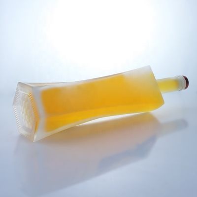 750 ml bouteilles en verre de vodka et de whisky avec liège pour le collier de stockage de boissons