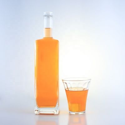 Bouteille en verre à fond épais de 750 ml pour boissons alcoolisées boissons alcoolisées vin whisky vodka gin