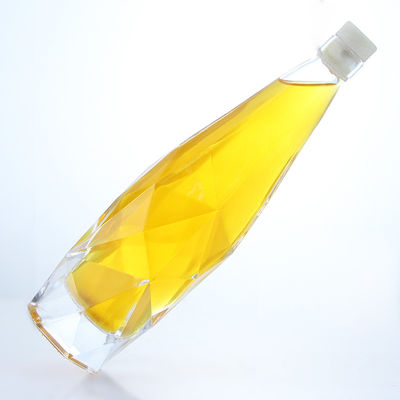 Bouteille en verre de 750 ml de whisky vodka et spiritueux pour alcool