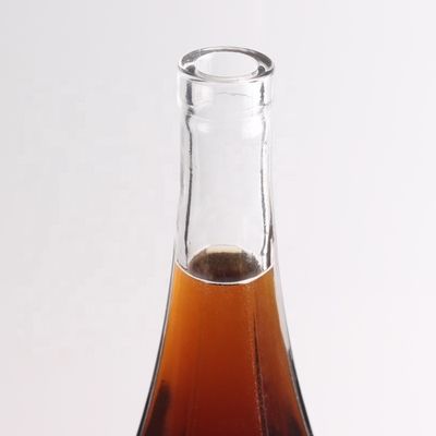 750 ml de verre de flint transparent Liquore vide Rum Gin Spiritueux Vodka Tequila Bouteilles avec liège