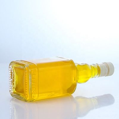 350 ml 500 ml bouchon à vis de verre transparent pour le whisky Vodka Champagne Tequila Gin Rum