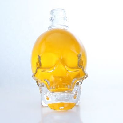 Autres boissons populaires en forme transparente 700 ml 750 ml Bouteille pour whisky Rum Gin Brandy