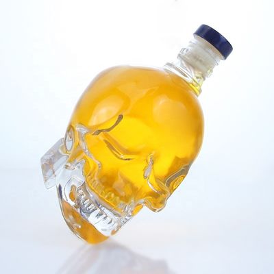 Autres boissons populaires en forme transparente 700 ml 750 ml Bouteille pour whisky Rum Gin Brandy