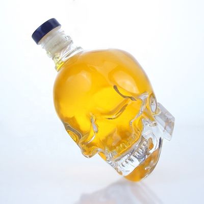 Autres boissons populaires en forme transparente 700 ml 750 ml Bouteille pour whisky Rum Gin Brandy