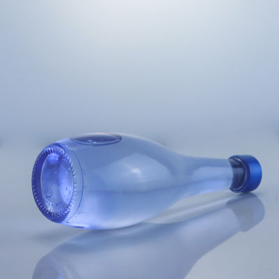 Collier de verre Design unique 2022 Bouteille bleue vide et claire pour Gin Whisky Rum Tequila Brandy