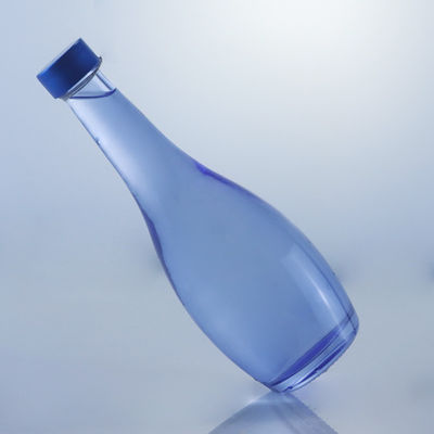 Collier de verre Design unique 2022 Bouteille bleue vide et claire pour Gin Whisky Rum Tequila Brandy